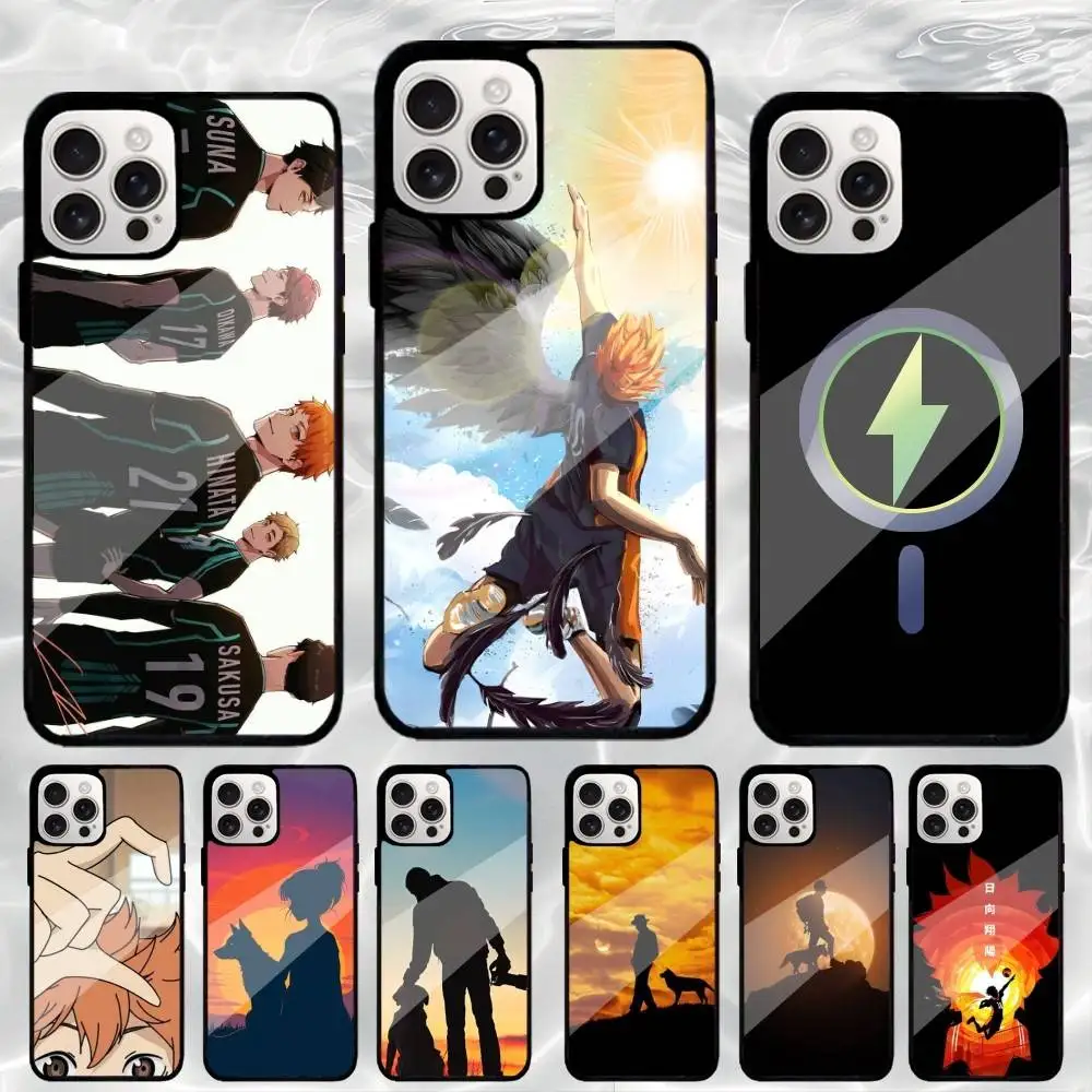 

Night Art Human And Dog Phone Case For iPhone17,16,15,14,13,12,11 Plus,Pro Max Magnetic Magsafe Wireless Charging