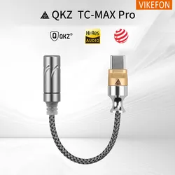 QKZ HIFI USB to 3.5mm Jack Audio Adapter USB to Audio Jack Adapter Headset USB A to 3.5mm Female External Stereo Sound Card