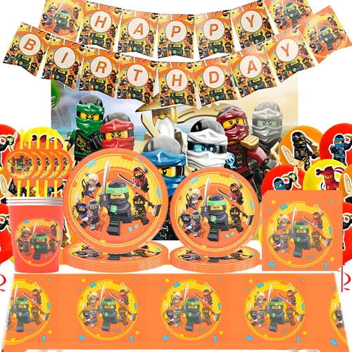 마스크 히어로 생일 파티 장식, 어린이 생일 파티 장식, 종이 식기 풍선, 감사 사탕 선물 가방 공급  Best5