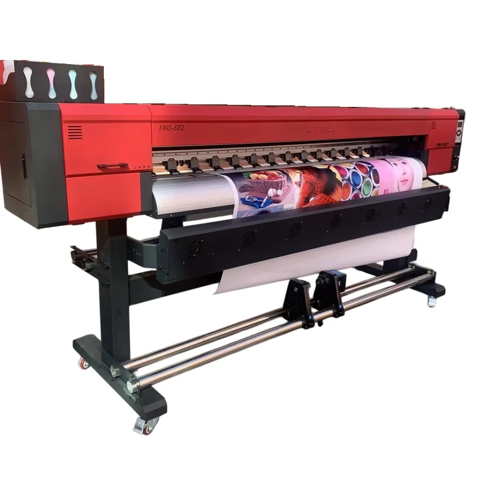 Cheap Factory Direct 1.8m Single Dual Xp600 I1600 I3200 Printhead Eco Solvent Inkjet Printer Vinyl Car Wrap Banner Digital