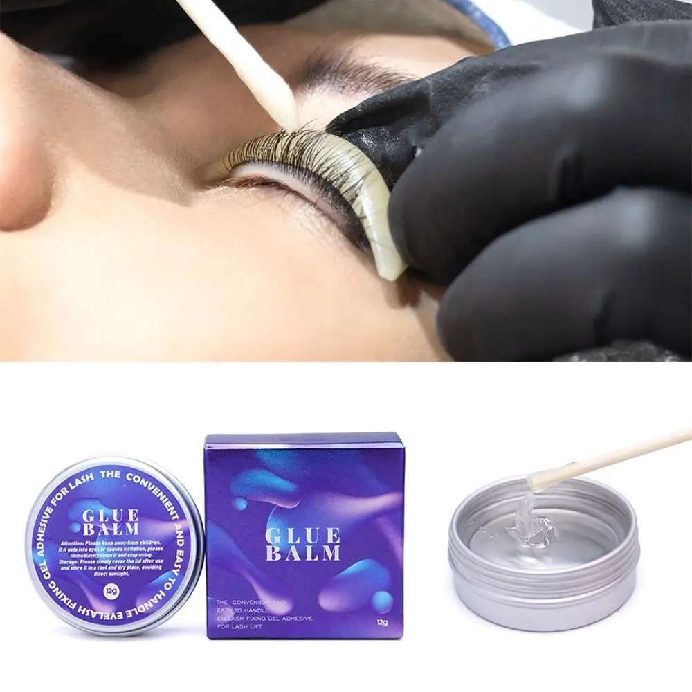 Extension de levage de cils, colle de levage de cils, Gel, outil de repassage, adhésif Non irritant pour permanente de cils, forte adhérence