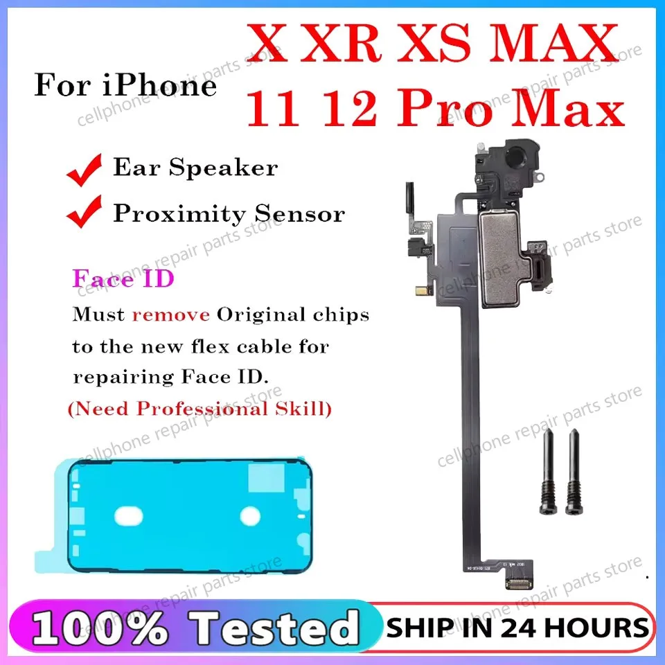 

Высококачественный динамик для iPhone X XR XS MAX 11 12 Pro Max, динамик с датчиком приближения, гибкий кабель