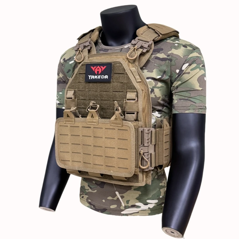 YAKEDA Protective vests hunting vests 6094 vests, laser cut quick-break vests, bulletproof plates can be inserted