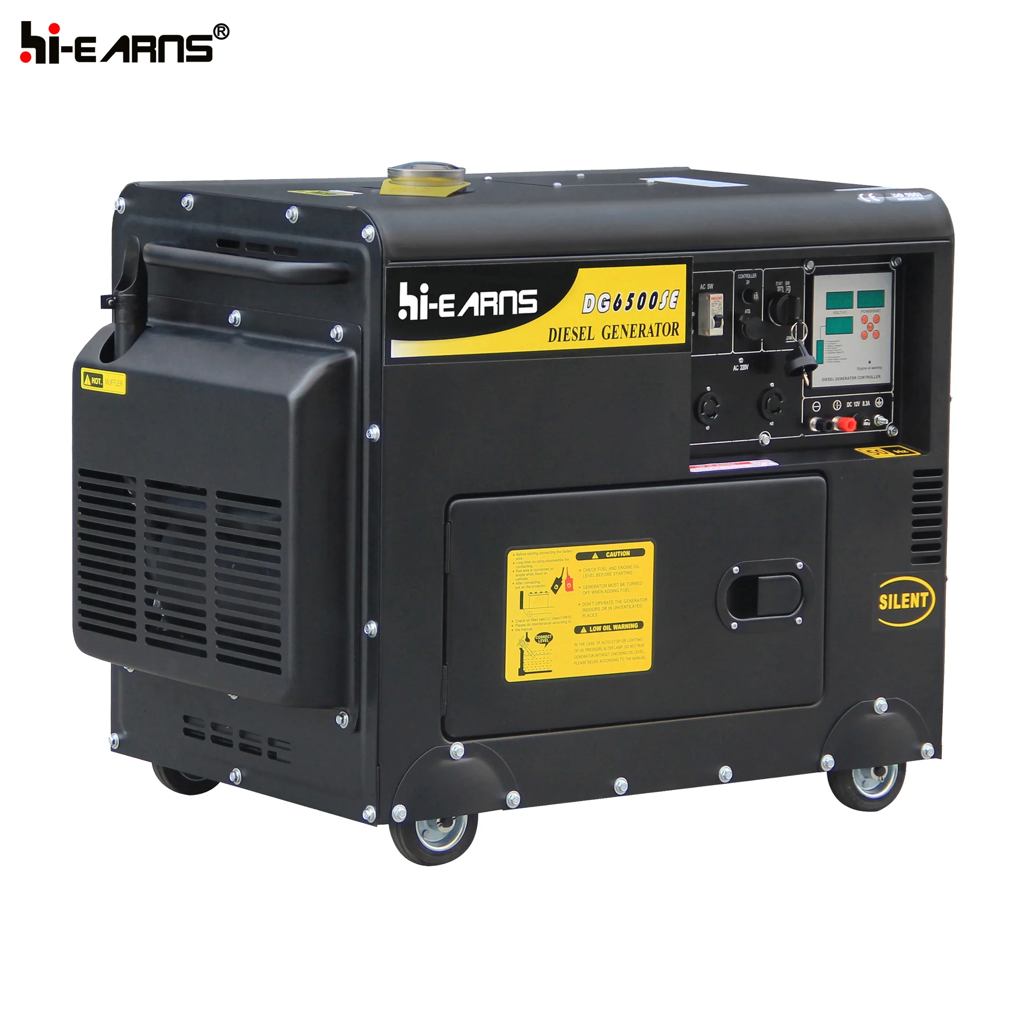 DG6500SE 5KVA silent type dies el AVR generator