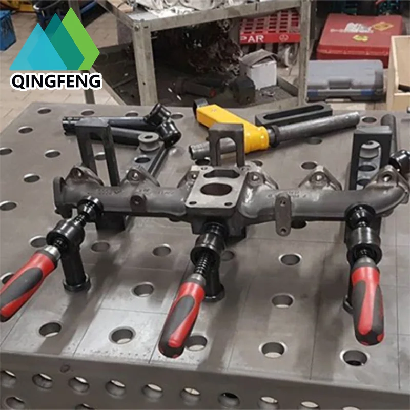 New Professional Nitrided Welding Table Clamp 28mm Aperture Precision Ground Surface Custom Sizes Available Electricity-Free