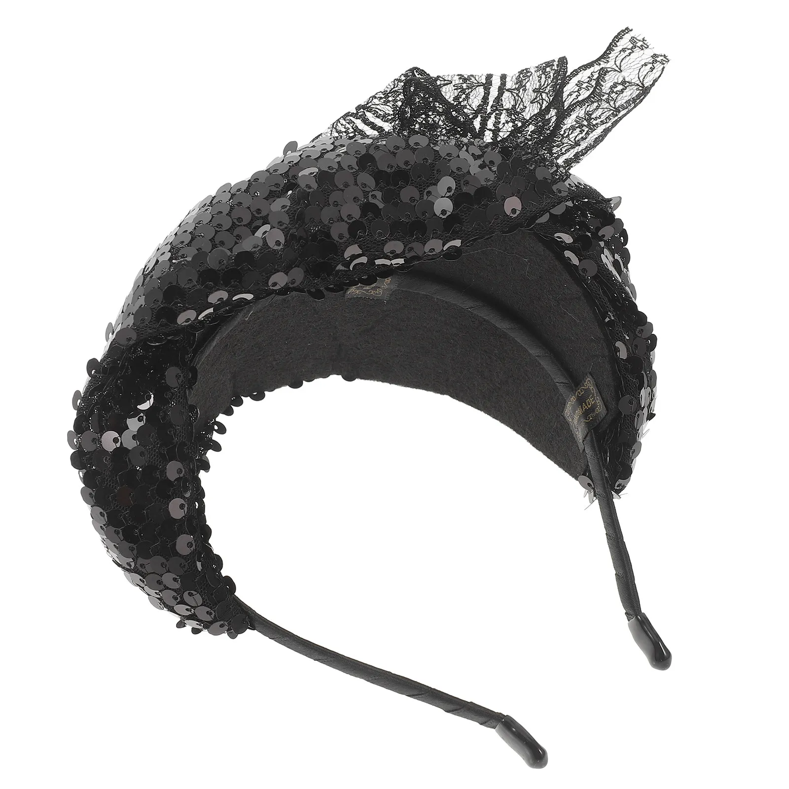 Sequined Fascinator Headpiece for Women Wedding Party Tea Party Banquet Fascinator Hat Headband Cosplay Dancing Photography