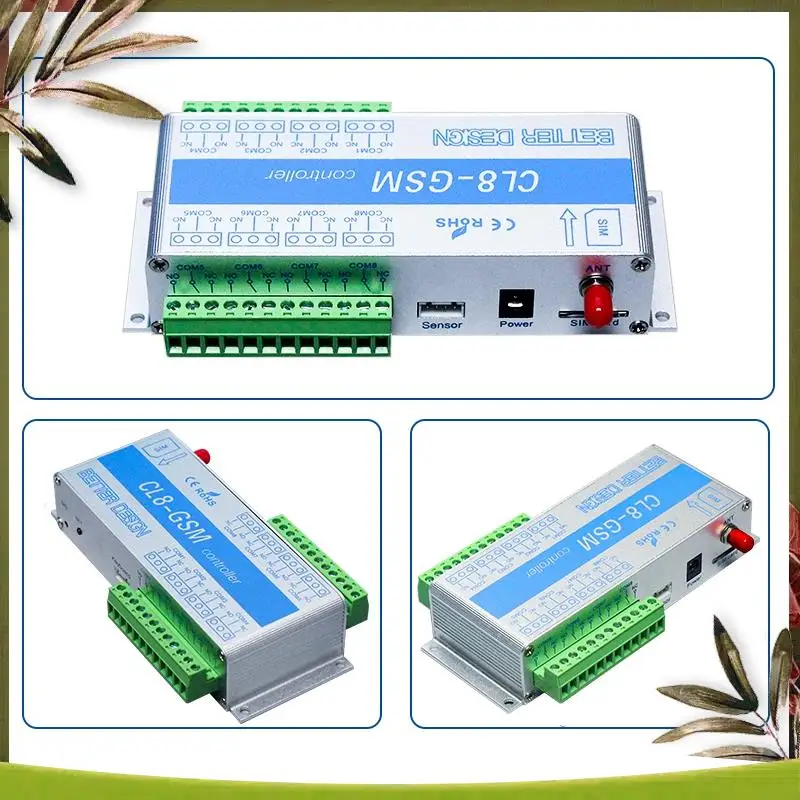 

New-CL8-GSM реле дистанционного управления для мобильного телефона, умный переключатель телефона, SMS-переключатель дистанционного управления, вилка европейского стандарта