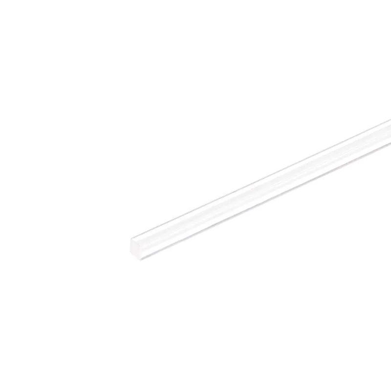 Naxilai Acrylic Square Rod,4mmx4mmx10inch Clear Plastic Rod Solid PMMA Bar