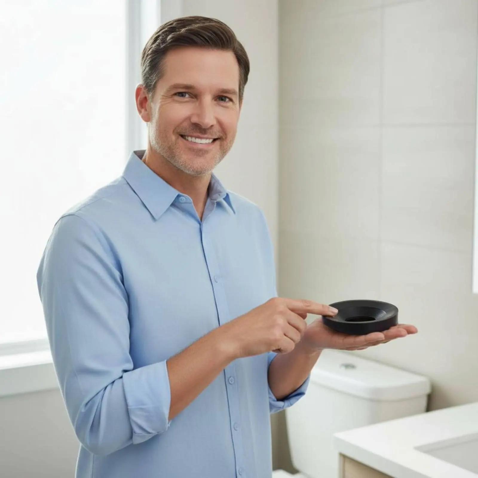 トイレ水タンクシーリングガスケット-簡単取り付け-トイレ水タンクガスケット-浴室用配管金具