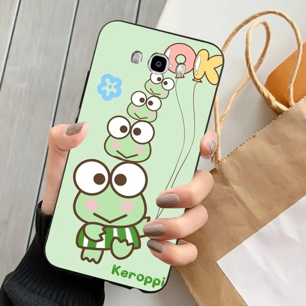 Cute K-Keroppi Cartoon Phone Case For Xiaomi 11 Redmi Note 11 5G 8T 9A 9 10T Note8Pro Note9 12SUltra Black Case