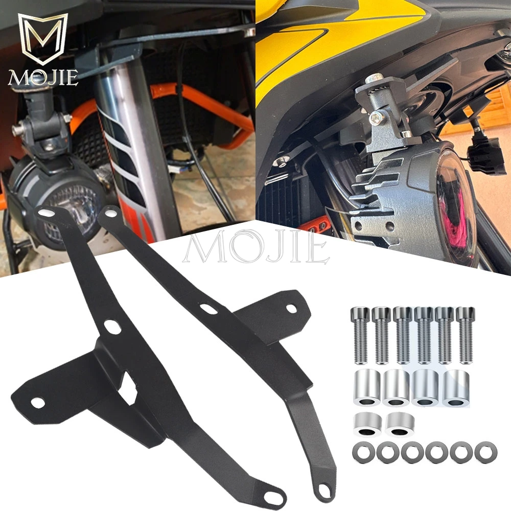 

For K-T-M 1290 Super Adventure /R/S 2016 2017 2018 2019 2020 1050 1090 1190 ADVENTURE Spotlight Bracket Holder Spot Light Mounts