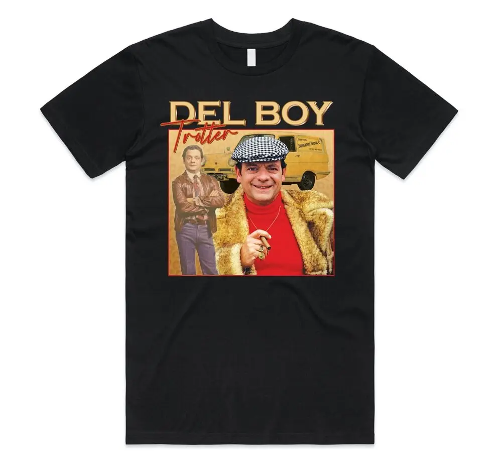 Del Boy Trotter Homage T-shirt Tee Funny 90's Rodney Fools Horses TV Show Gift Unisex T-shirts For Man Woman Short Summer Tees