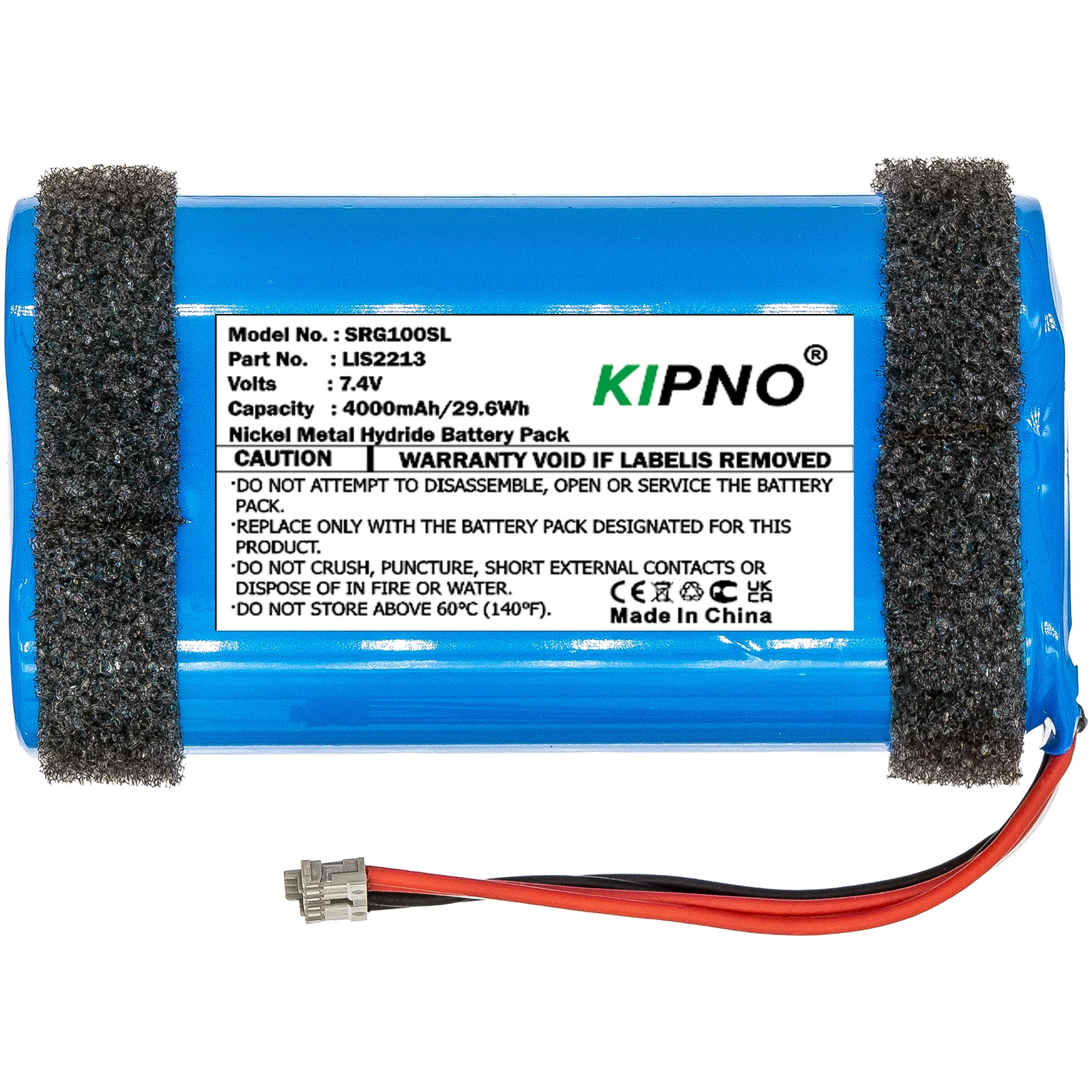 بطارية مكبر صوت KIPNO 7.4 فولت/4000 مللي أمبير LIS2213 لسوني SRS-HG1، SRS-HG2، SRS-HG110، SRSHG1، SRSHG2، SRSHG110 #2