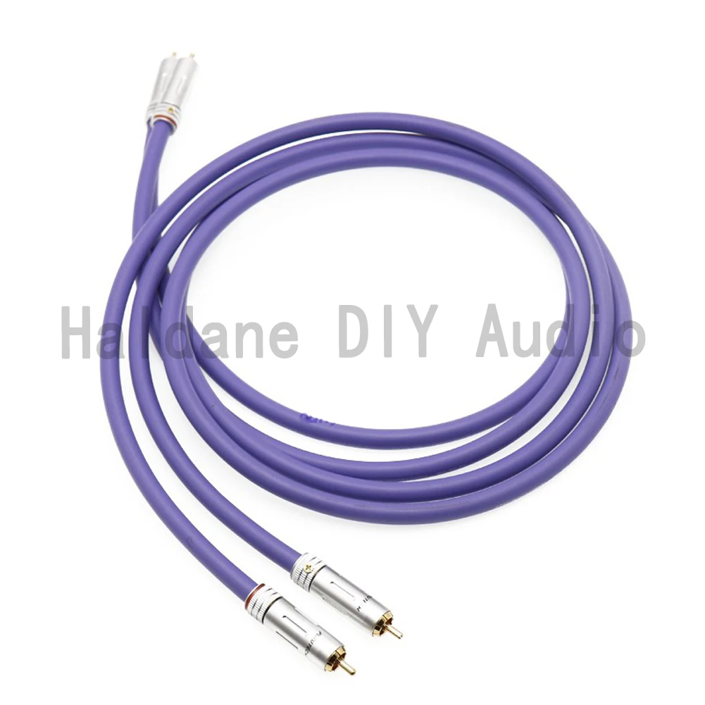 Haldane คู่ HIFI คุณภาพสูง RCA อ้างอิง Interconnect Audio สำหรับ FURUTECH FA-as22สาย
