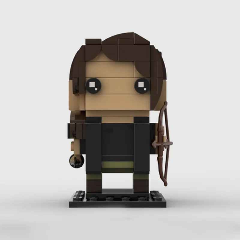 169 pièces MOC Brickheadz les jeux de la faim Katniss modèle blocs de Construction Construction cadeaux de noël jouet idée éducation brique