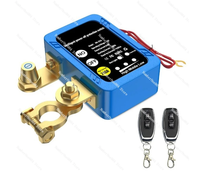 Car Remote Control Power-off Switch 12V 240A RV Marine Battery Anti-leakage Intelligent Switch