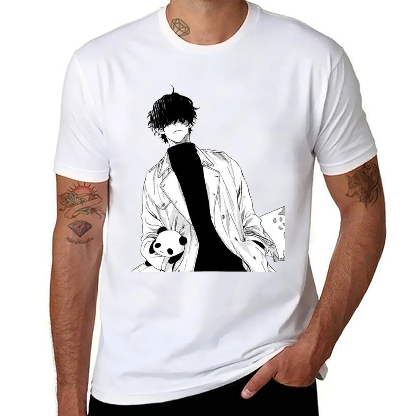 

Kyuujitsu no Warumono-san T-Shirt cotton t shirt pack funny t shirts cotton anime tshirt T-shirt
