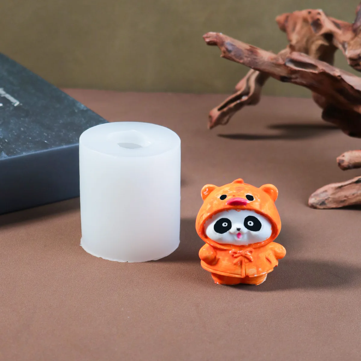 ثلاثية الأبعاد الباندا قوالب السيليكون شمعة الراتنج والروائح ديكور المنزل لوازم الحرفية راتنجات الايبوكسي قوالب شمعة صنع عدة