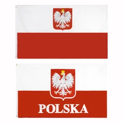 FLAGLINK 90x150 CM polonia Emble Flag per la decorazione