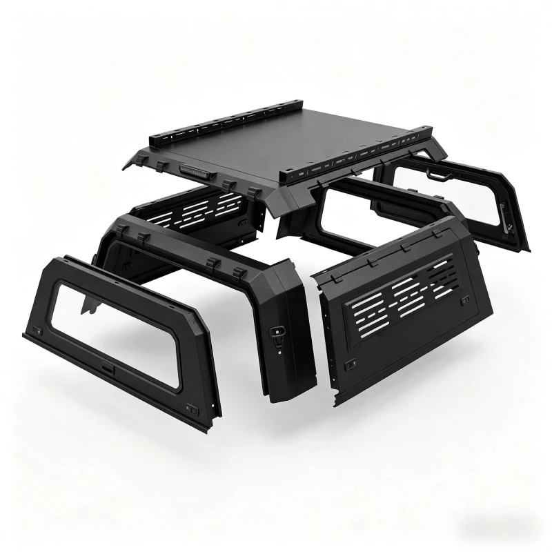 Weatherproof Durable Aluminum Alloy Pickup Hardtop Canopy Truck Bed Cover Vehicle Cargo Accessories