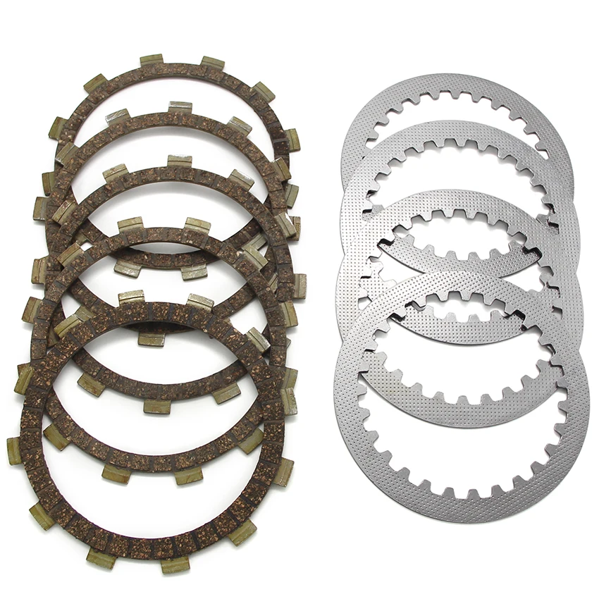 Motorcycle Friction Clutch Plates For Yamaha XV125S XV240 XV250 Virago XVS125 XVS250 Drag Star SRV250 Renaissa XV250 Route