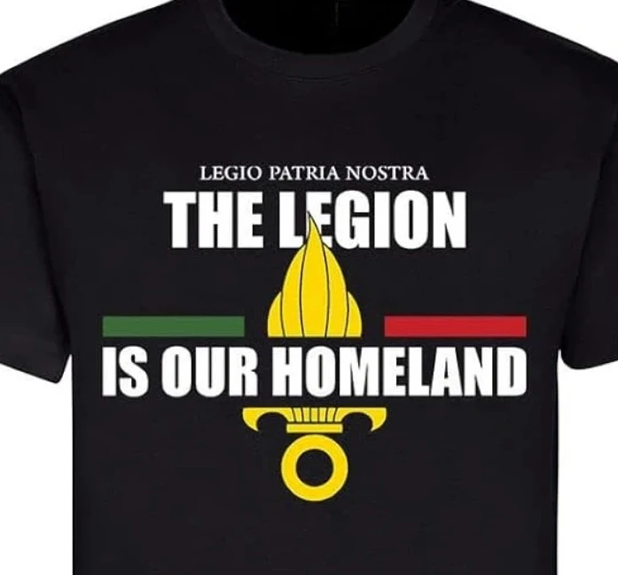 La legión es nuestra patria Legio Patria Nostra hombres camiseta manga corta Casual 100% algodón camisetas