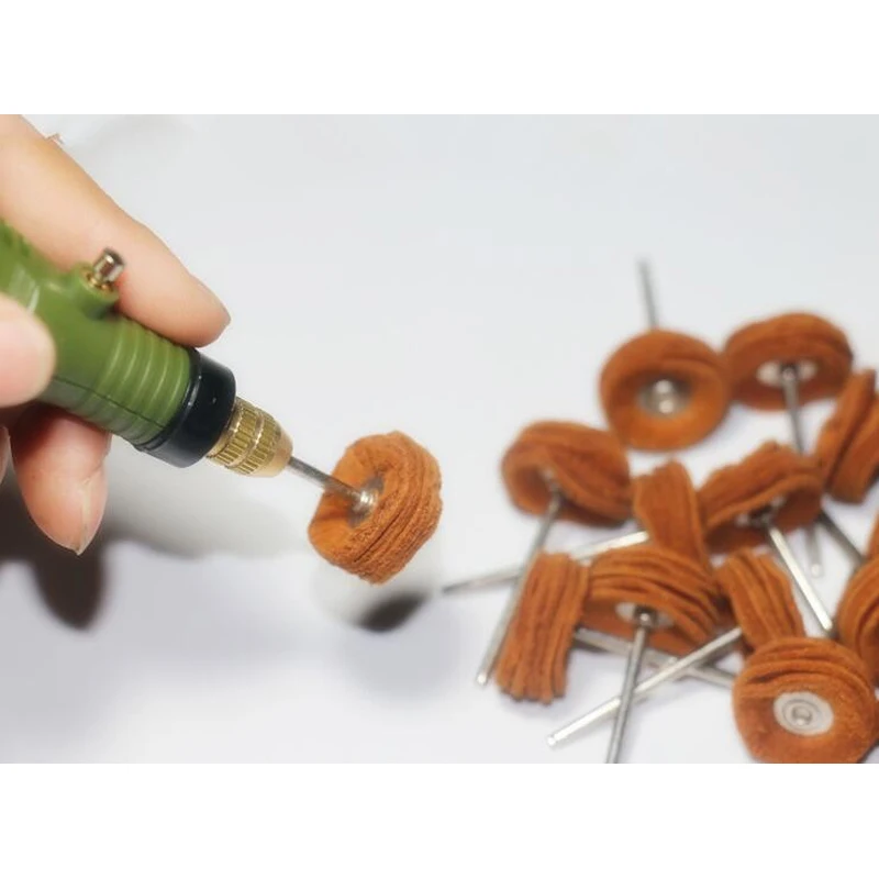 Couro Moagem Polimento Roda com 2,35 milímetros Shank