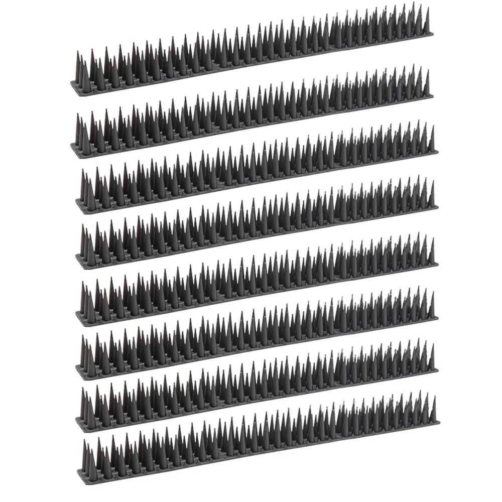 

8/12 шт. Противоптичьи шипы-отпугиватели, прямоугольные, многоразовые, водонепроницаемые, долговечные, для защиты от птиц