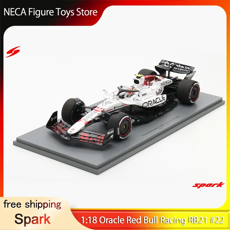 

Модель Spark 1:18 Oracle Red Bull Racing RB21 # Модель-копия Honda Livery 2025 года (22-я версия Юки Цуноды) для взрослых и фанатов, подарок