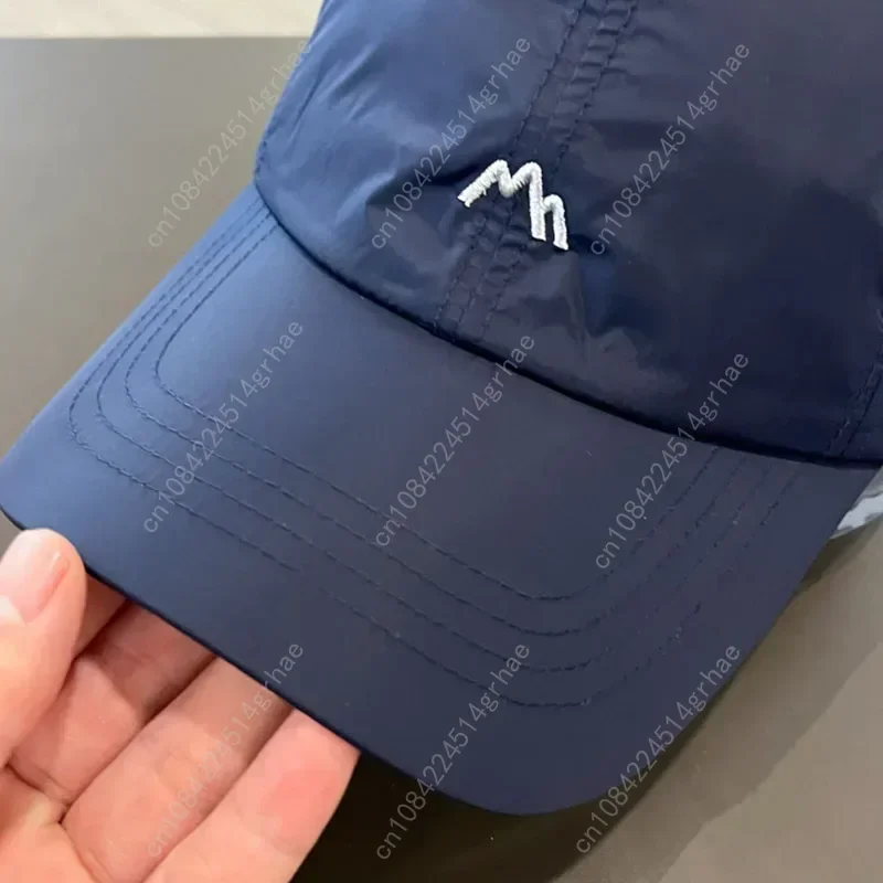 أزياء التطريز سريعة الجافة قبعة بيسبول للرجال النساء الصيف الرياضة في الهواء الطلق جولف أقنعة قبعة الشمس بلون Snapback قبعة خفيفة