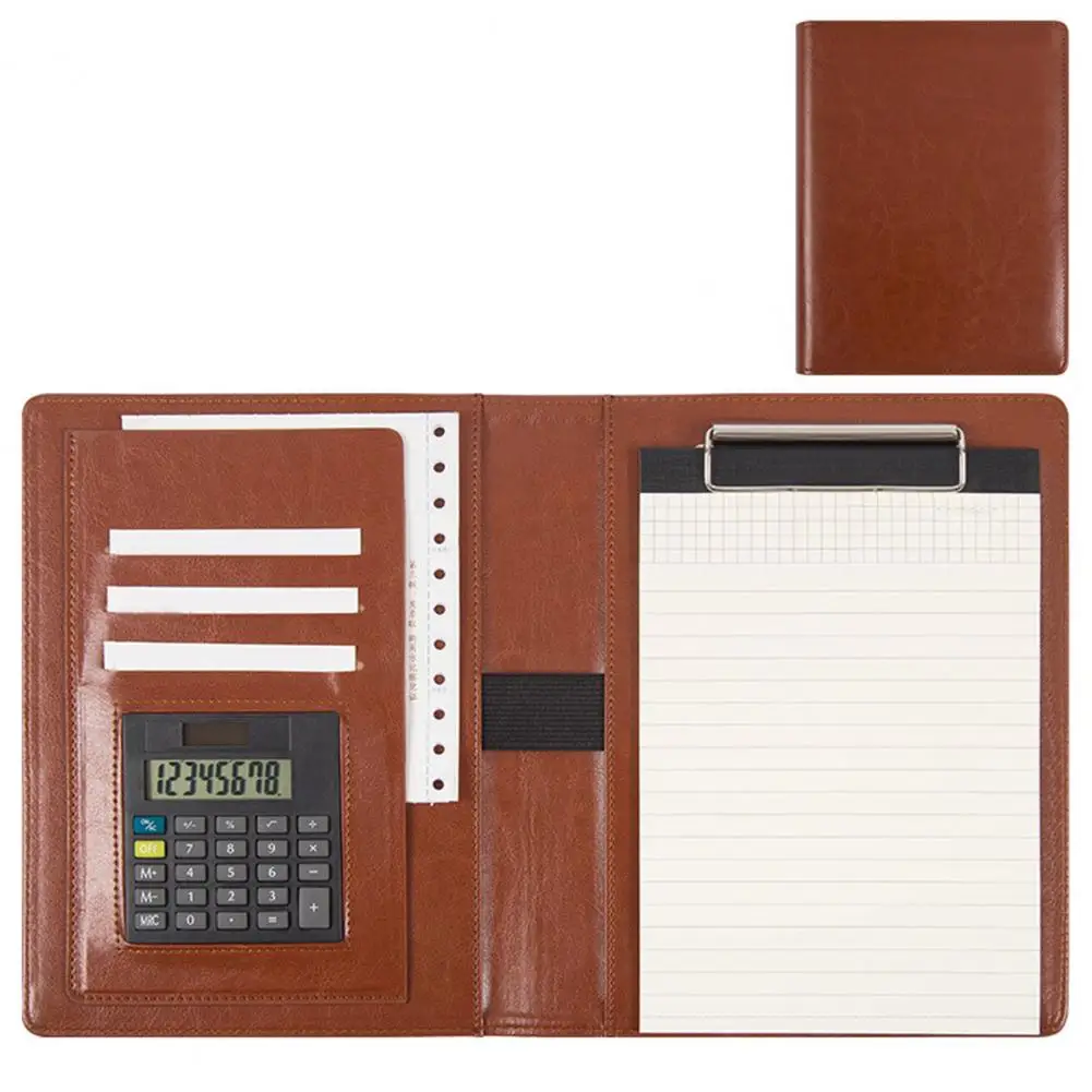 Multifunções pasta Lightweight File Storage com Calculadora Home Supply