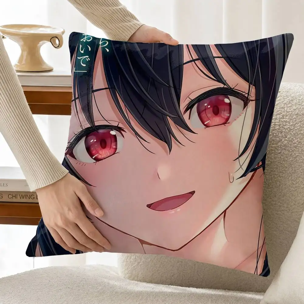 The Second Prettiest Girl A-Asanagi U-Umi  Custom Double Sided Print Square Pillow Cushion Cover