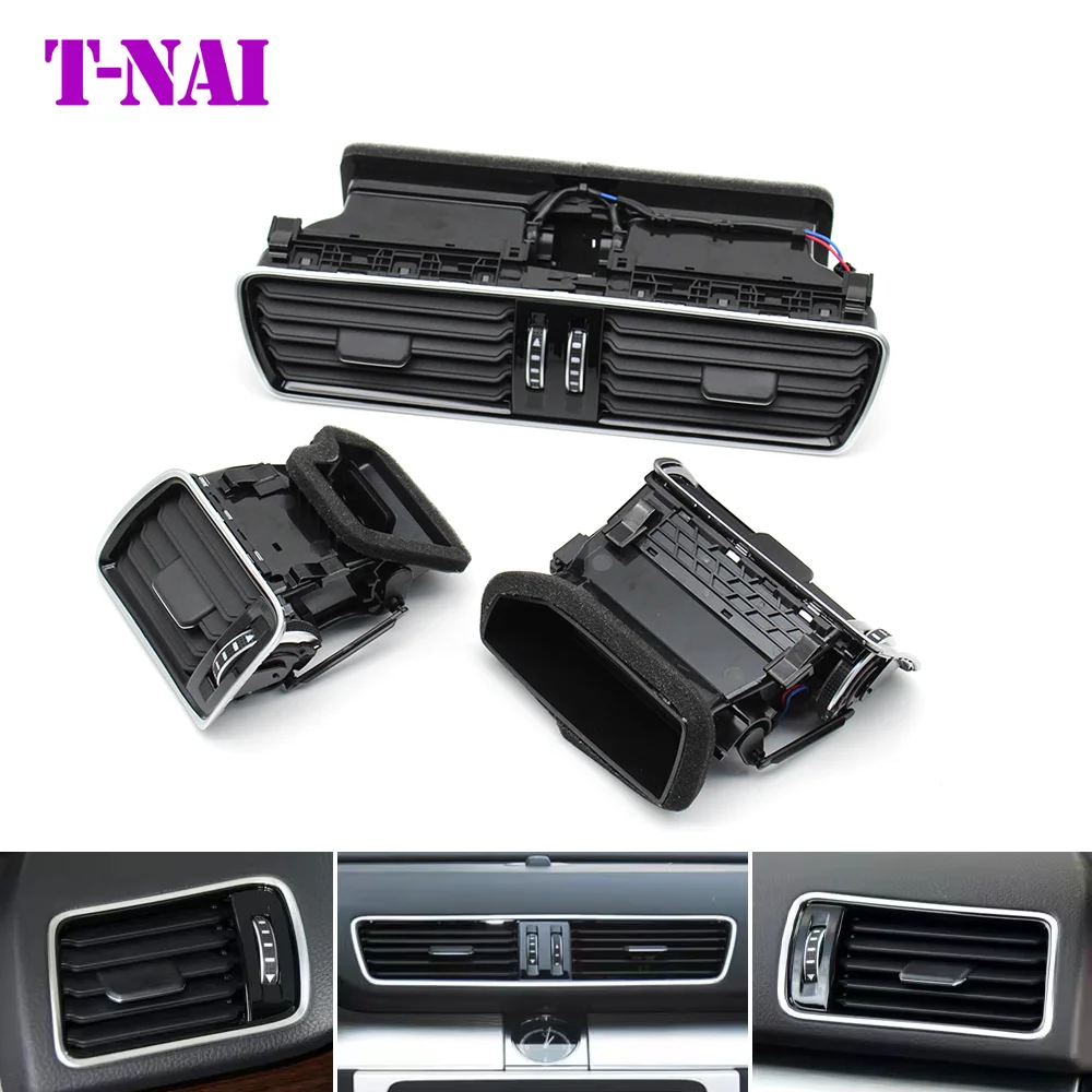 

​Car Dashboard Front Left Right Middle Air Conditioner AC Vent Grille Assembly For VW Passat B6 B7 CC 3AD819702A 3AD819728A