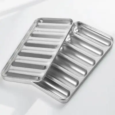 

Sausage Mold Bakeware Steaming Baking Pan Tray Hot Dog Ham Nonstick Food Grade Safe High Temp Easy om Color