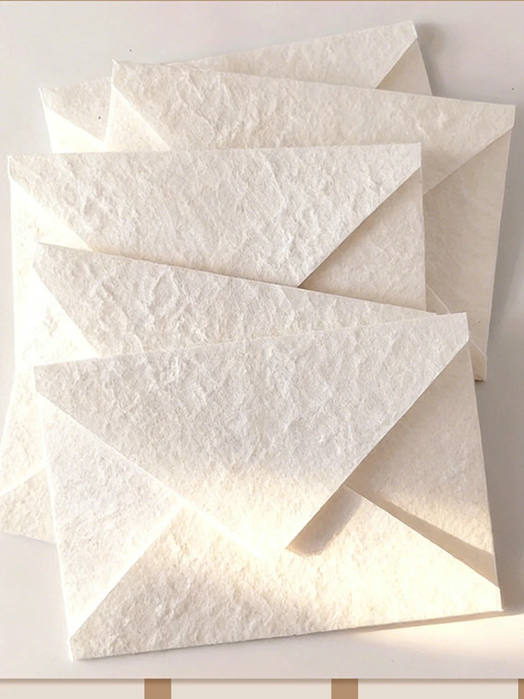 30 szt. Kopert ślubnych 11x16cm, 350g, tłoczony biały papier teksturowany, papier specjalny, zaproszenia, artykuły papiernicze biznesowe, torba. — zdjęcie produktu 7