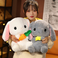 65cm Cute Stuffed Rabbit Plush Toy Soft Toys Cushion Bunny Kid Pillow Doll Birthday Gifts For Children Baby Accompany Sleep Toy