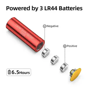 مشهد تجويف ليزر أحمر لمنظار بندقية ، Boresighter مع مجموعتين من البطاريات ، مسدس Airsoft ، كاميرا قياس 12 أفضل 8 مشهد مبيعات لضغط الهواء - رقم 8