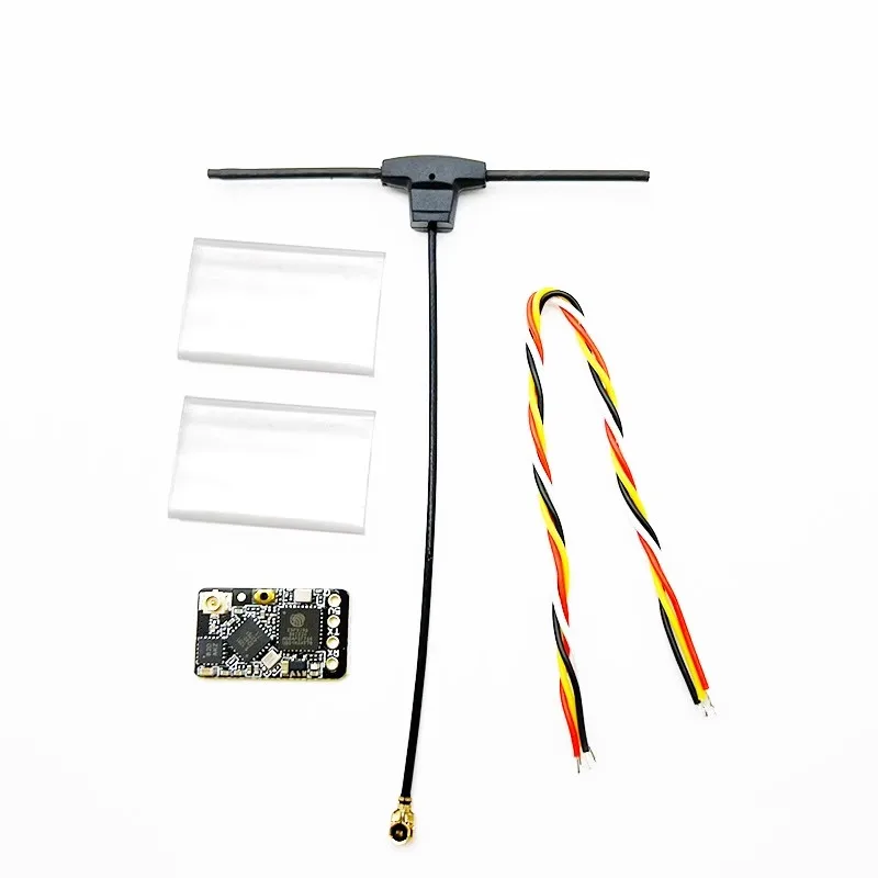 1/2 Uds ELRS NANO 2,4G ExpressLRS Mini receptor de largo alcance con antena tipo T para RC FPV Freestyle Racing Drone piezas de cuadricóptero