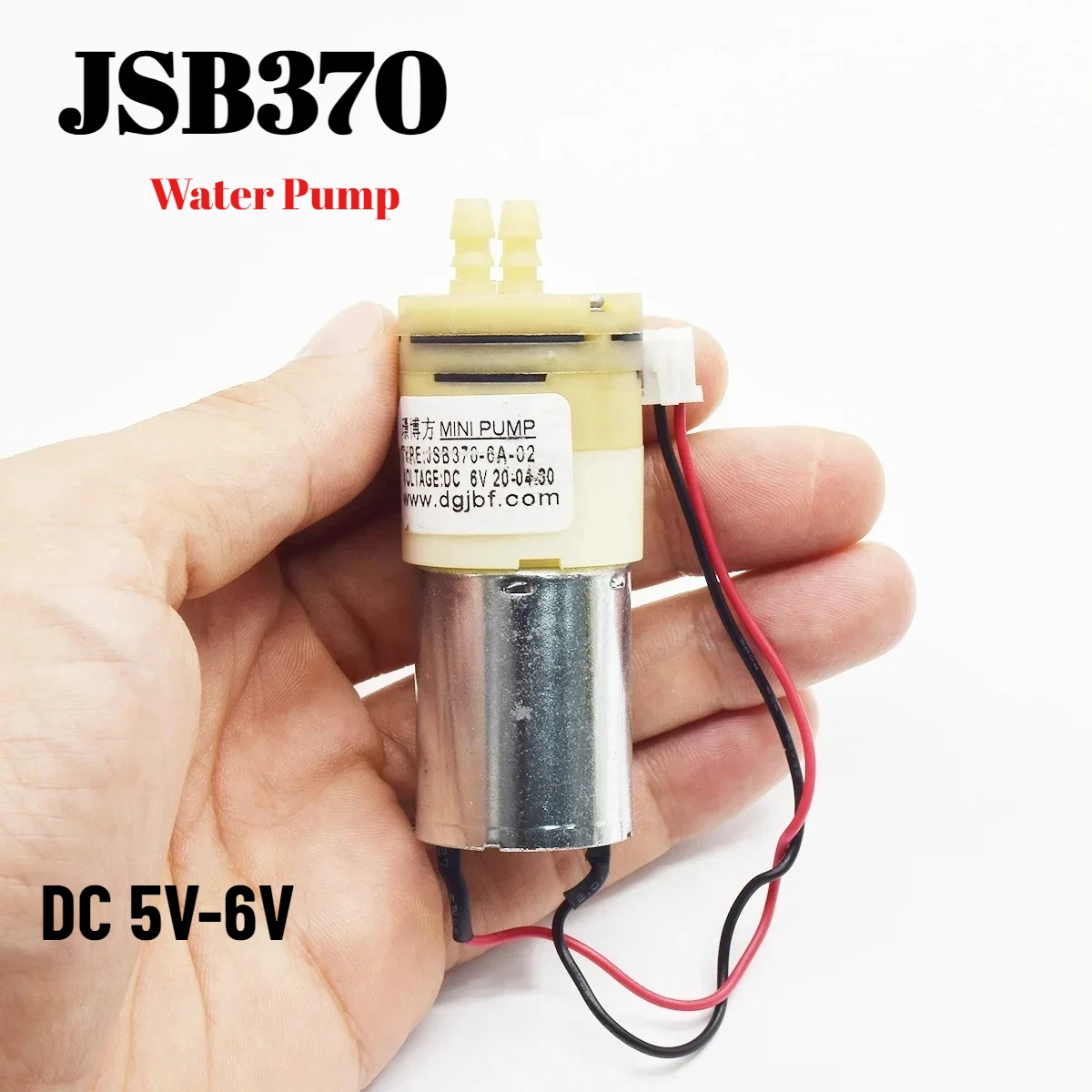 

1 шт. JSB370 370 водяной насос постоянного тока 5 В-6 В микродиафрагма самовсасывающий большой поток для подметального робота/диспенсера для воды