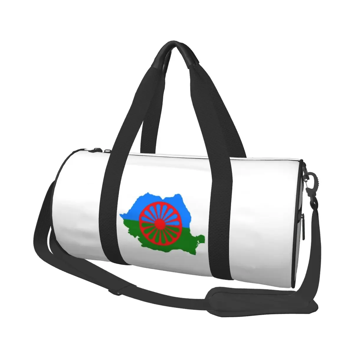 

Персонализированный цыганский флаг, большая спортивная сумка, водонепроницаемая дорожная сумка, сумки для фитнеса