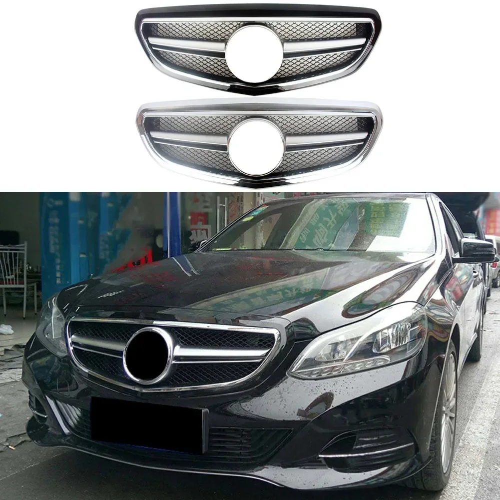 Car Front Racing Billet Bumper Grille Upper Facelift Grill For Mercedes Benz E-Class W212 2014 2015 2016