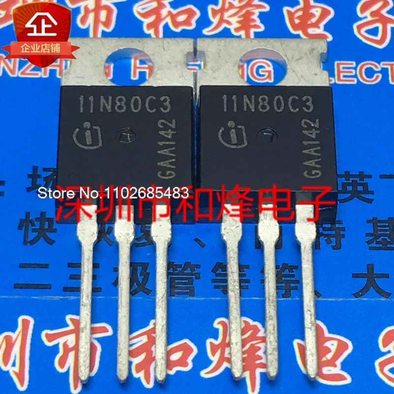 

(5PCS/LOT) SPP11N80C3 11N80C3 TO-220 800V 11