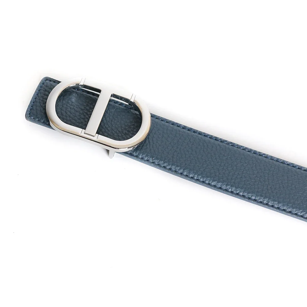 Top Grey Luxury Brand Designer Vintage T Buckle Belt Men High Quality Women Genuine Real Leather Dress Strap for Jeans Waistband
