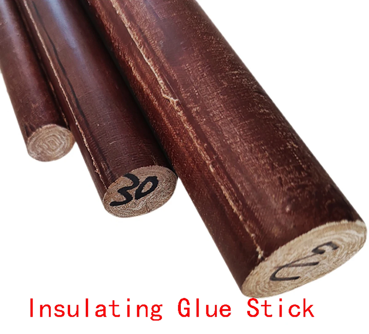 Imagem -05 - Temperatura Resistente Baquelite Bar Laminado Bar Haste de Madeira Elétrica Isolamento Bar 850 mm Diâmetro Comprimento 500 mm 1pc Alta