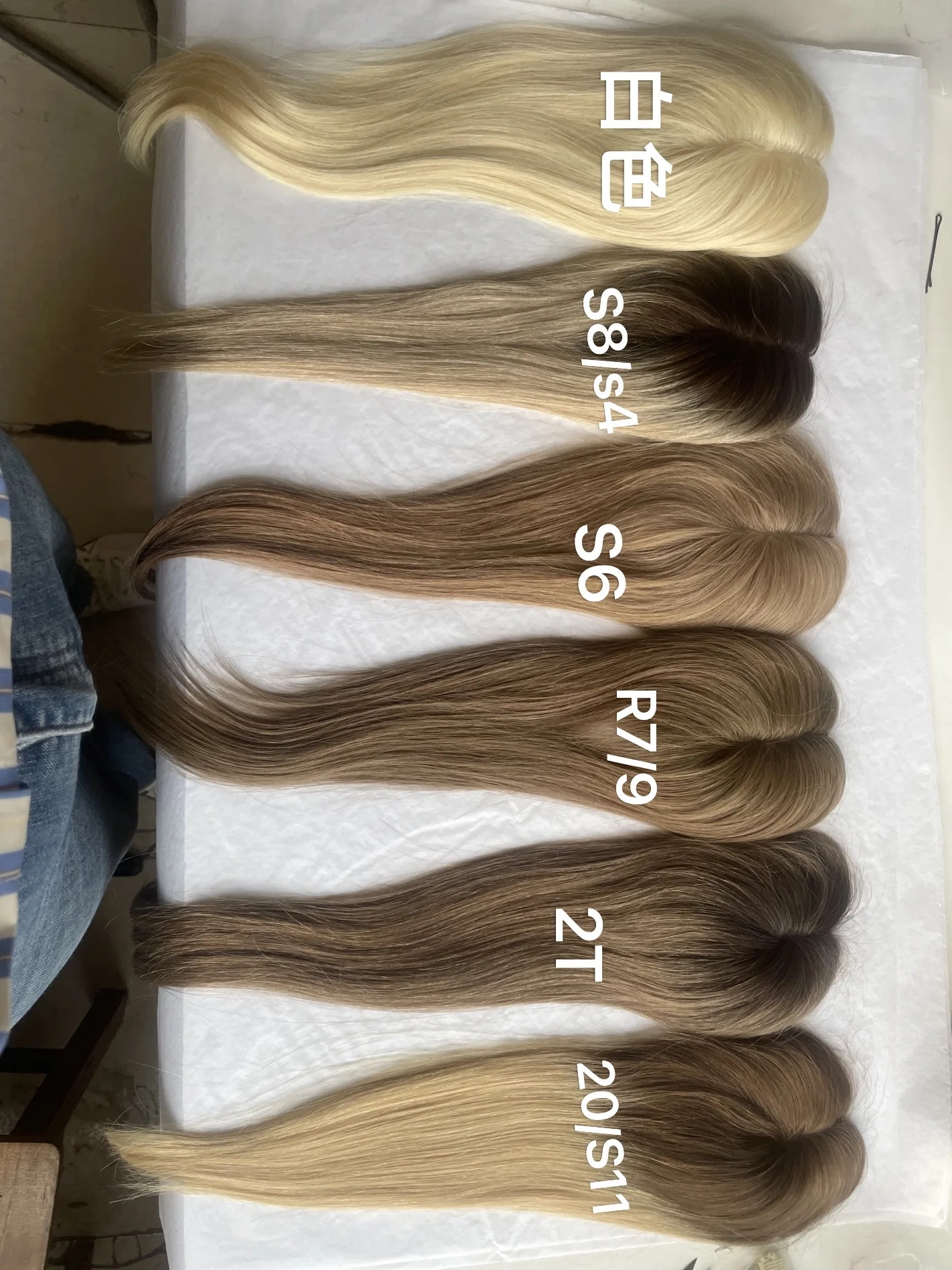 Women Topper 3X5 Inch Mono Base 16Inch Hair Length T Color 100% Human Hair Hand Tied Hair Toppers For Women Top head