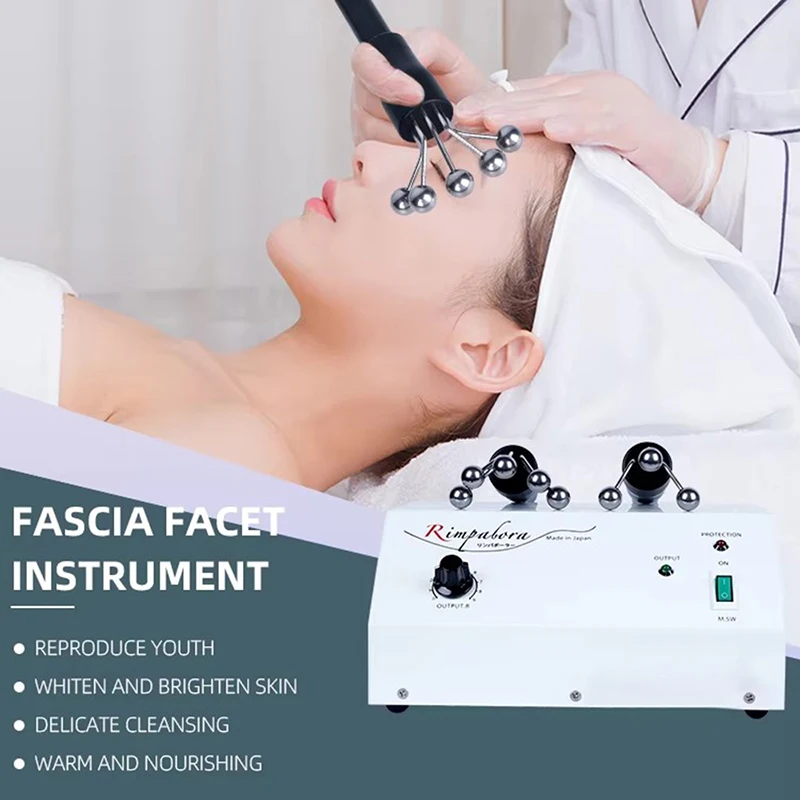 المهنية مكركرنت كلفاني آلة الوجه ماجيك الكرة الوجه الأسطوانة رفع جهاز تجميل EMS آلة تدليك الوجه العناية بالبشرة