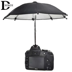 DSLR Camera Umbrella Hot Shoe Cover Sunshade Rainy Holder For Canon Nikon Fuji Leica Sony Mirrorless Phone Photography Accessory