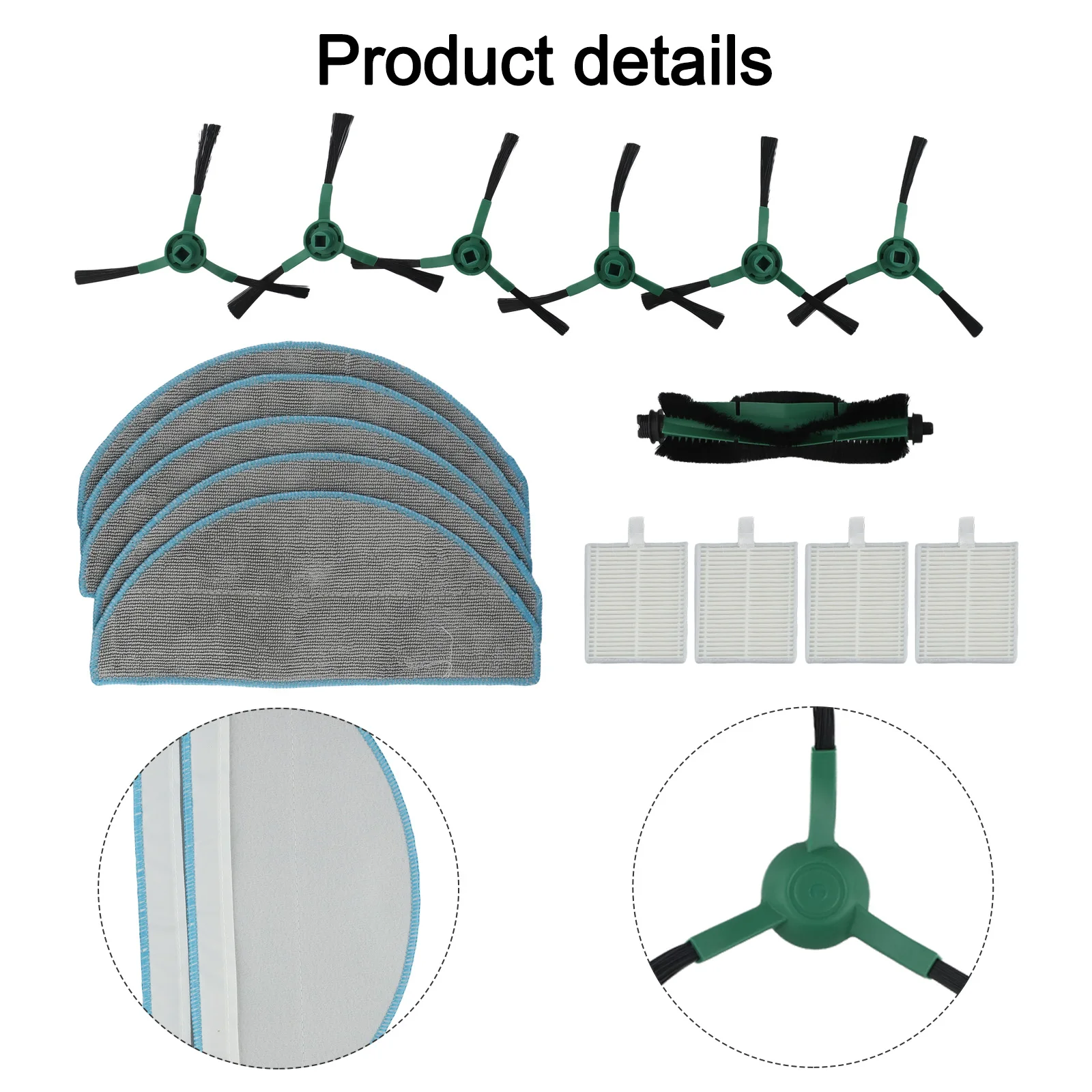 Accessories Kit For Irobot-Roomba Combo- Essential Y0110 Y0112 Y0140 Q0120 Vacuum Cleaner,Roller Brush,HEPA Filter,Mop Hot Sale