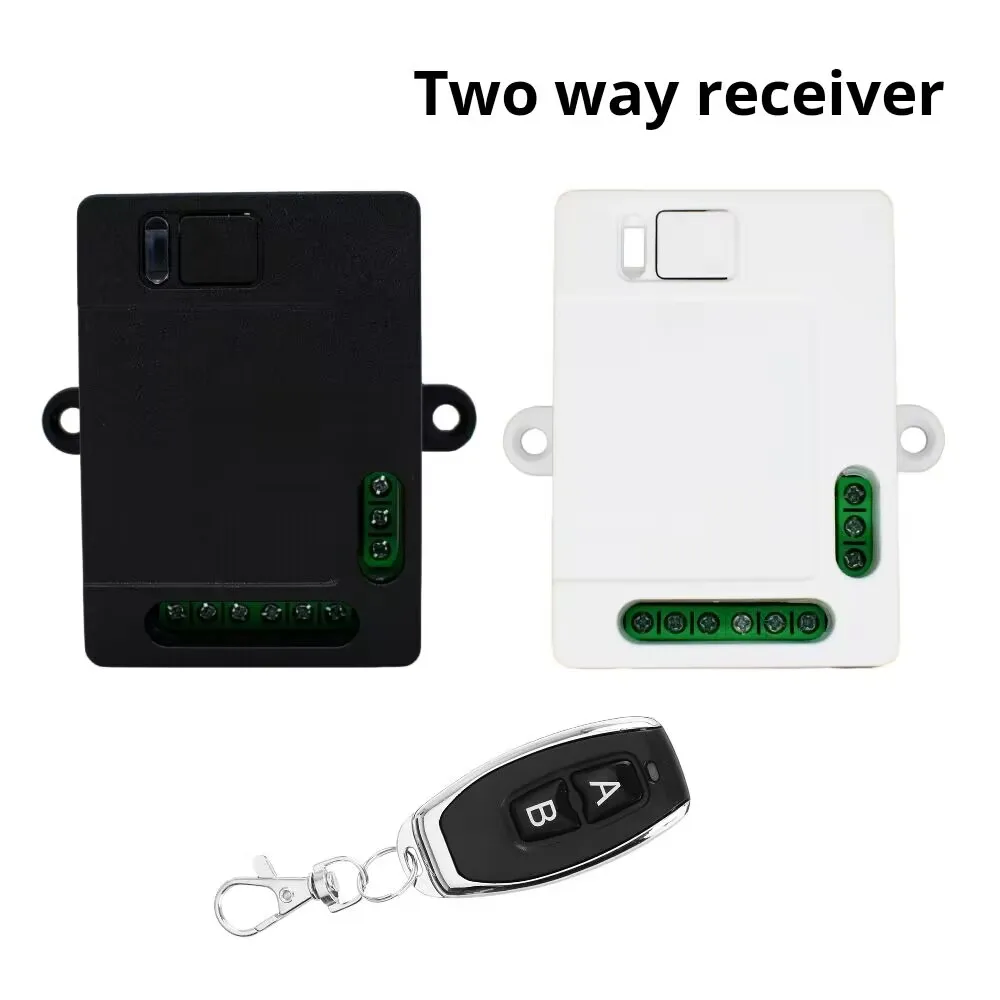 

Universal 433 Mhz Wireless Remote Control 2CH Relay Receiver 9-72V 85-250V With Limit Switch For Garage door Motor Control