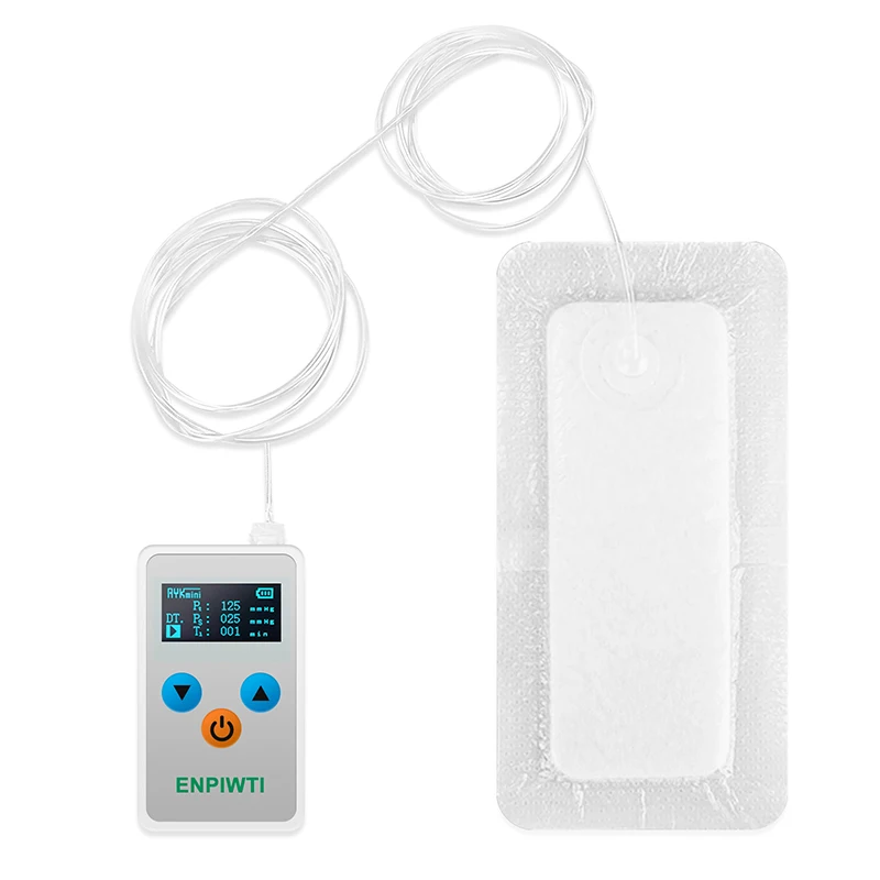 back PU sponge set including transparent film 30x20cm drainage tubing I/Y connector 50sets white sponge set with drainage tube image 4